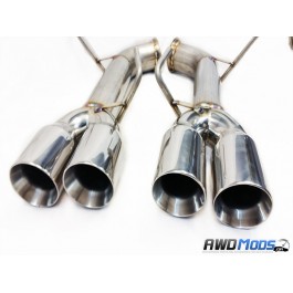 ETS Cat-Back Extreme Exhaust System for the Subaru WRX / STI Polished Tips