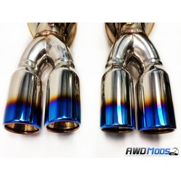 ETS Cat-Back Extreme Exhaust System for the Subaru WRX / STI Burnt Blue Tips