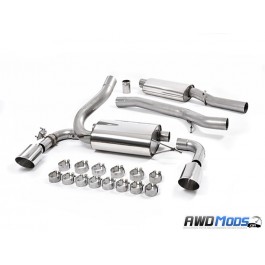 Milltek Sport Resonated Cat-Back Exhaust System for the Ford Focus RS Polished