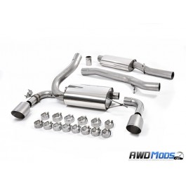 Milltek Sport Resonated Cat-Back Exhaust System for the Ford Focus RS Titanium