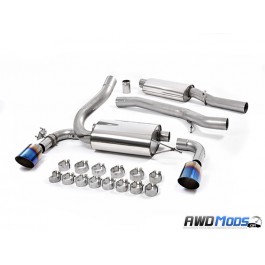 Milltek Sport Resonated Cat-Back Exhaust System for the Ford Focus RS Burnt Titanium