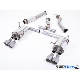 Milltek Cat-Back Exhaust System for the Subaru WRX STI Titanium Tips