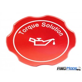 Torque Solution Oil Cap for the Subaru WRX / STI Red Cap