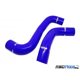 Torque Solution Silicone Radiator Hose Kit for the Subaru WRX STI Blue Hoses