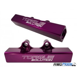 Torque Solution Top Feed Fuel Rails for the Subaru WRX STI Purple Rails