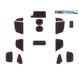 Foamskinz Interior Cup Holder Inserts for the Ford Focus RS (15 Piece Kit) Red