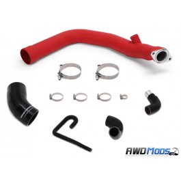 Mishimoto Charge Pipe Kit for the Subaru WRX Wrinkle Red